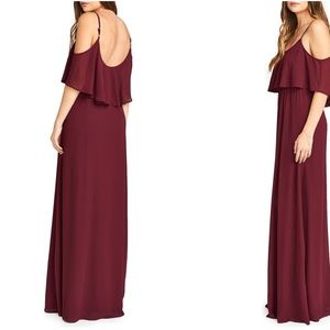 Show Me Your Mumu Bridesmaid Dress- Merlot